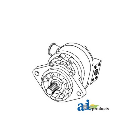 A & I Products Pump, Hydraulic (22 gpm) 11.4" x8.7" x6.7" A-D8NN600DA